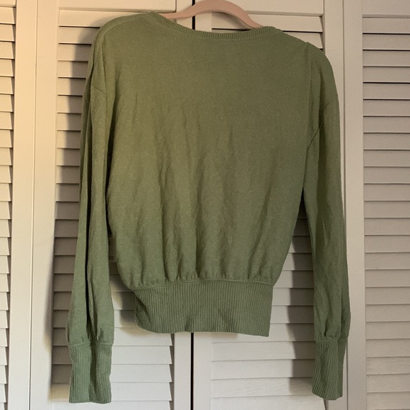 Moss Green Anthro Sweater - Picture 2 of 5